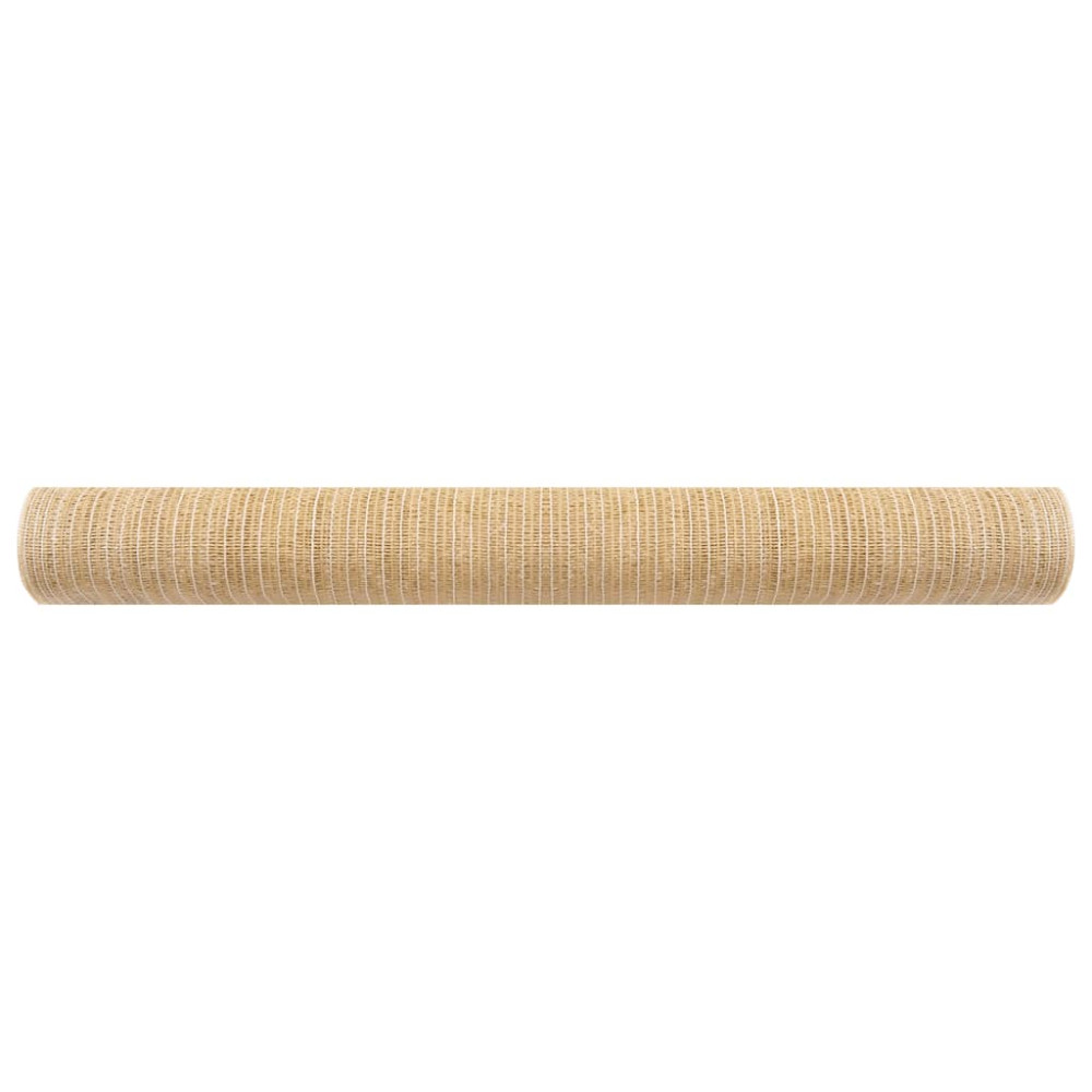 Produktbild för Insynsskyddsnät beige 3,6x50 m HDPE 75 g/m²