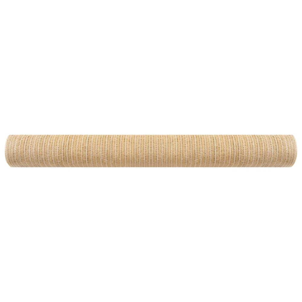 Produktbild för Insynsskyddsnät beige 1,2x50 m HDPE 150 g/m²
