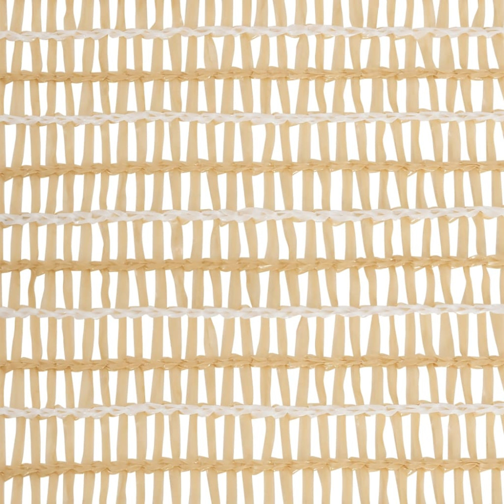 Produktbild för Insynsskyddsnät beige 1,5x50 m HDPE 150 g/m²