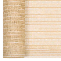 Produktbild för Insynsskyddsnät beige 3,6x25 m HDPE 150 g/m²