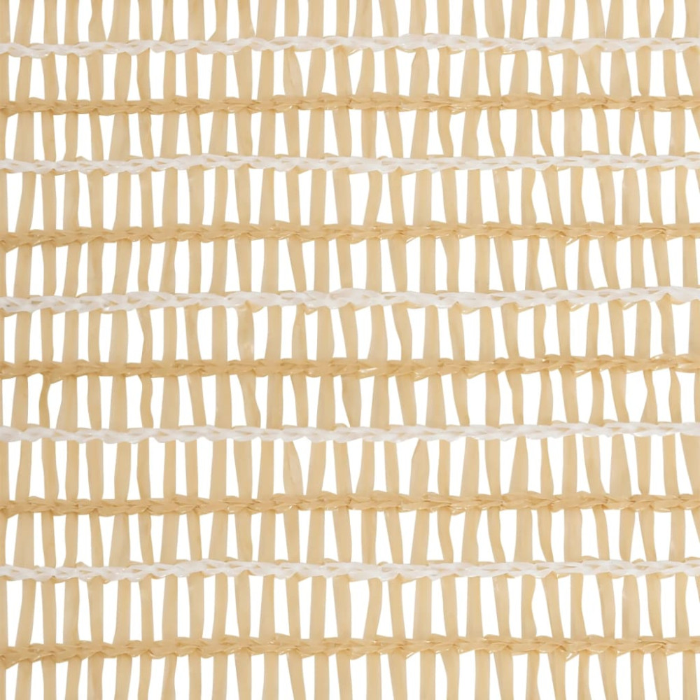 Produktbild för Insynsskyddsnät beige 3,6x50 m HDPE 150 g/m²