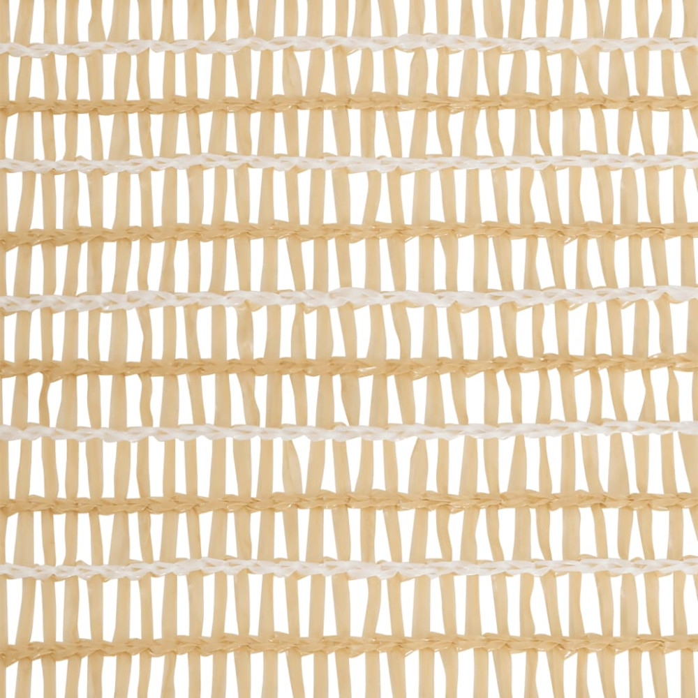 Produktbild för Insynsskyddsnät beige 1,2x50 m HDPE 195 g/m²