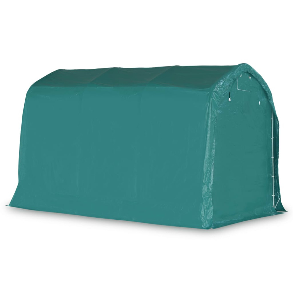 Produktbild för Garagetält PVC 2,4x3,6 m grön