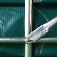 Produktbild för Garagetält PVC 2,4x3,6 m grön