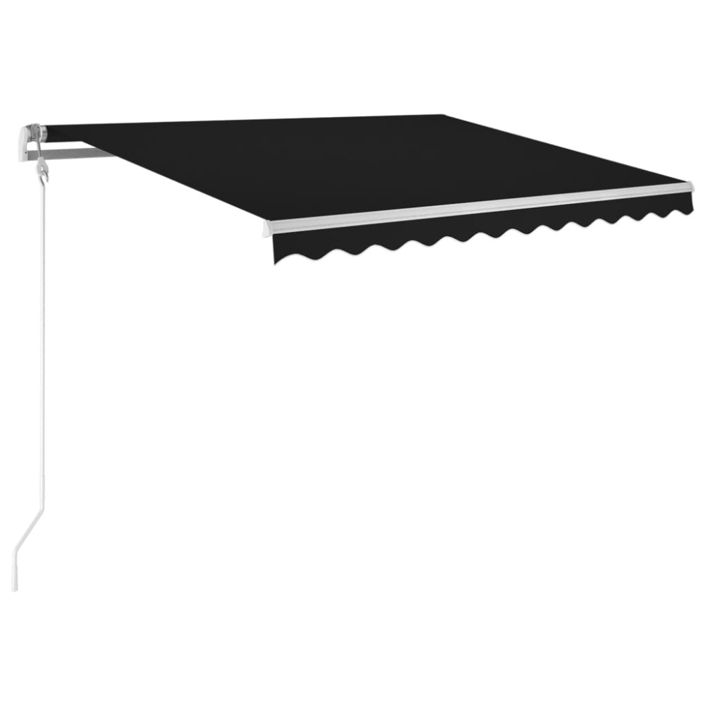 Produktbild för Markis automatiskt infällbar 300x250 cm antracit