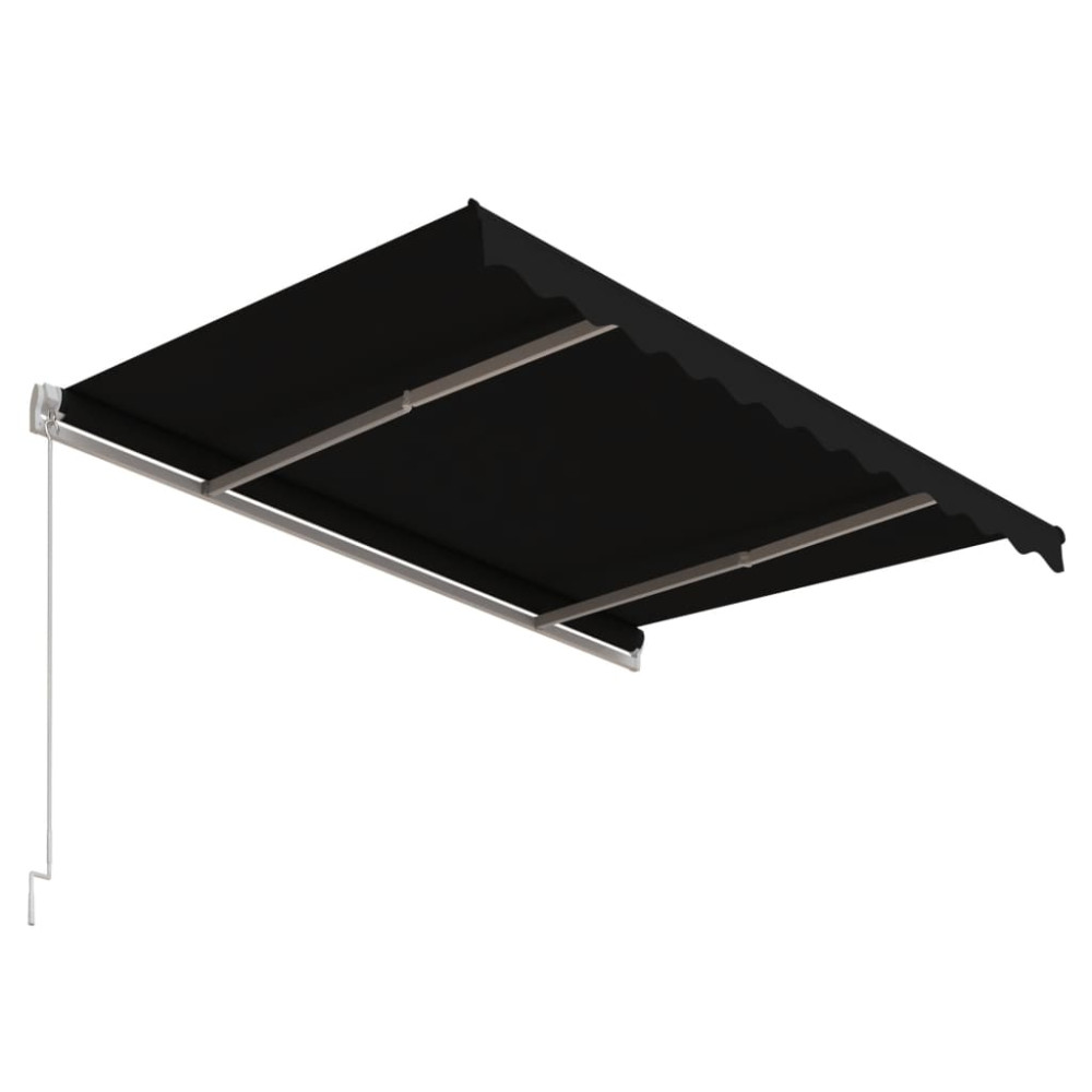 Produktbild för Markis automatiskt infällbar 300x250 cm antracit