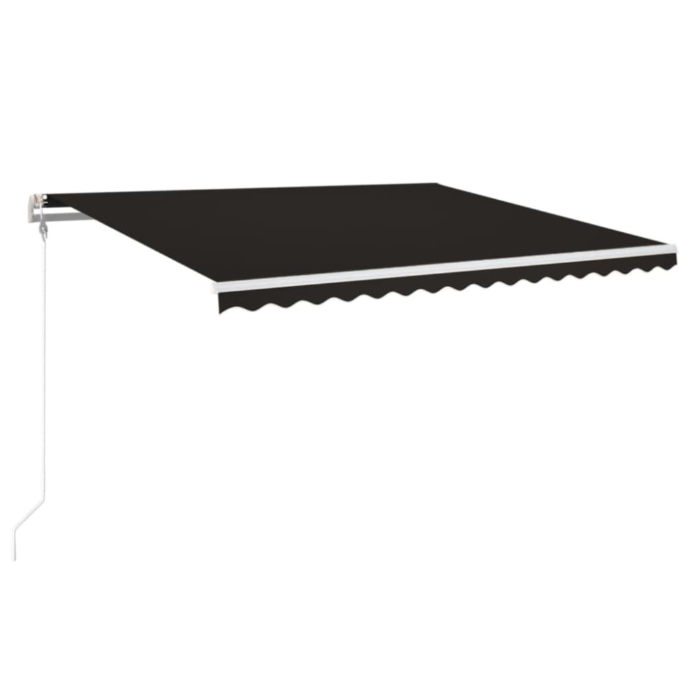 Produktbild för Automatisk markis 400x350 cm antracit