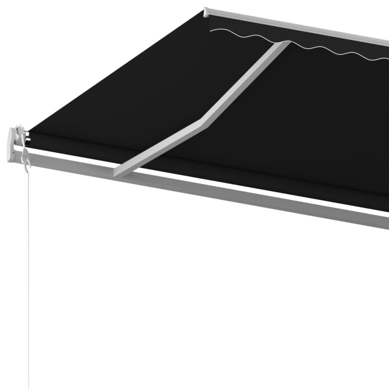 Produktbild för Markis automatisk fristående 500x350 cm antracit