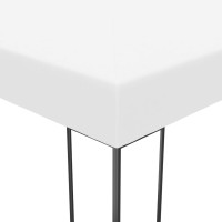 Produktbild för Paviljong med ljusslinga LED 4x3x2,7 m vit