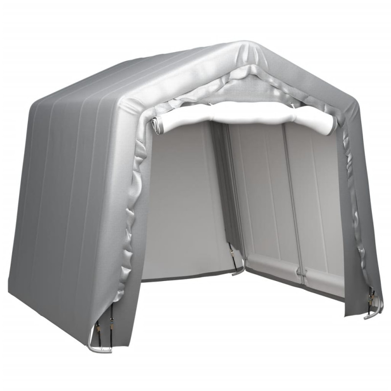 Produktbild för Förvaringstält 240x240 cm stål grå