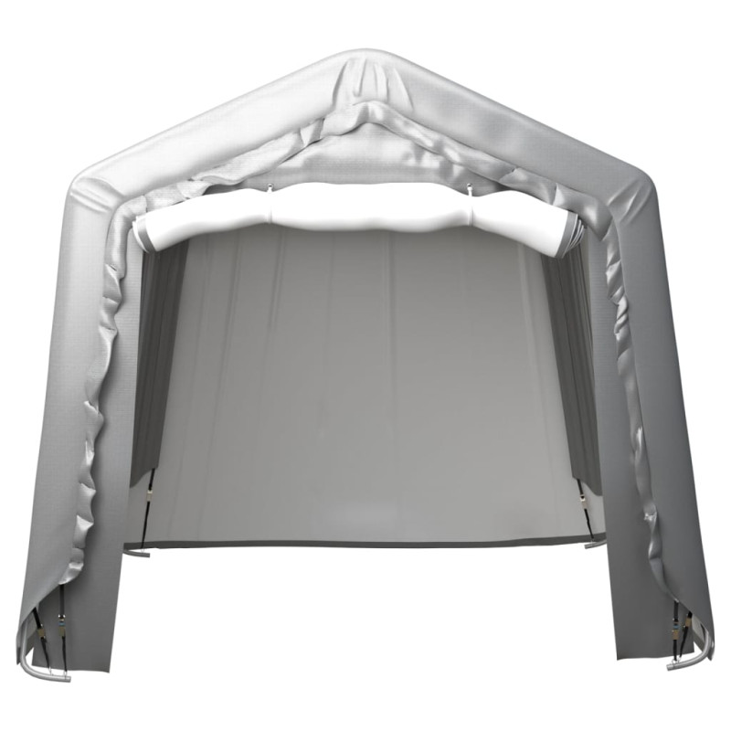 Produktbild för Förvaringstält 240x240 cm stål grå