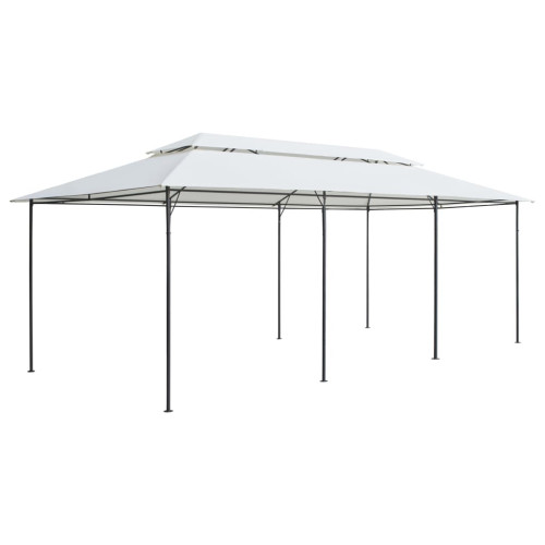 vidaXL Paviljong 600x298x270 cm vit 180g/m²