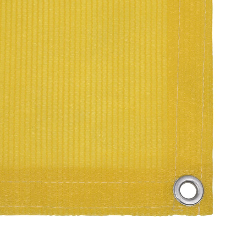 Produktbild för Balkongskärm gul 90x400 cm HDPE