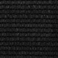 Produktbild för Balkongskärm svart 90x300 cm HDPE