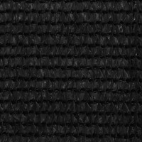 Produktbild för Balkongskärm svart 120x600 cm HDPE