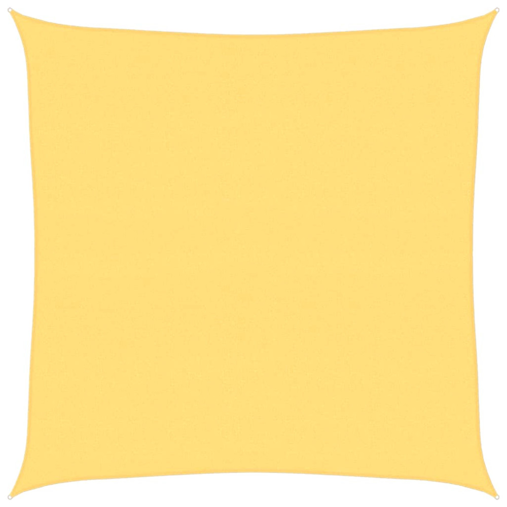 Produktbild för Solsegel 160 g/m² beige 6x6 m HDPE