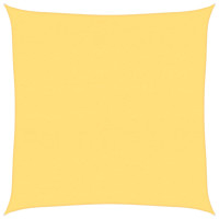 Produktbild för Solsegel 160 g/m² beige 6x6 m HDPE