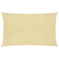 Produktbild för Solsegel 160 g/m² beige 2x4,5 m HDPE