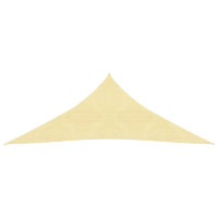 Produktbild för Solsegel 160 g/m² beige 3x3x3 m HDPE