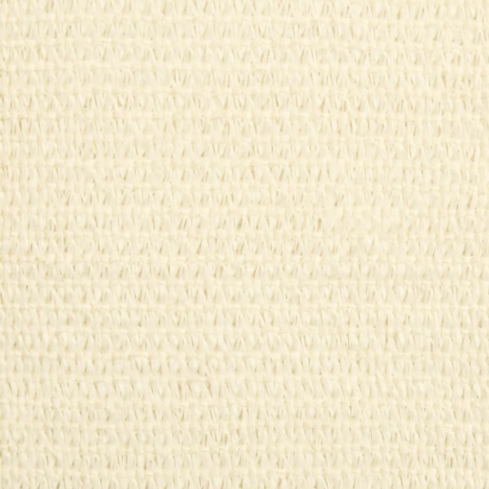 Produktbild för Solsegel 160 g/m² gräddvit 2x3 m HDPE