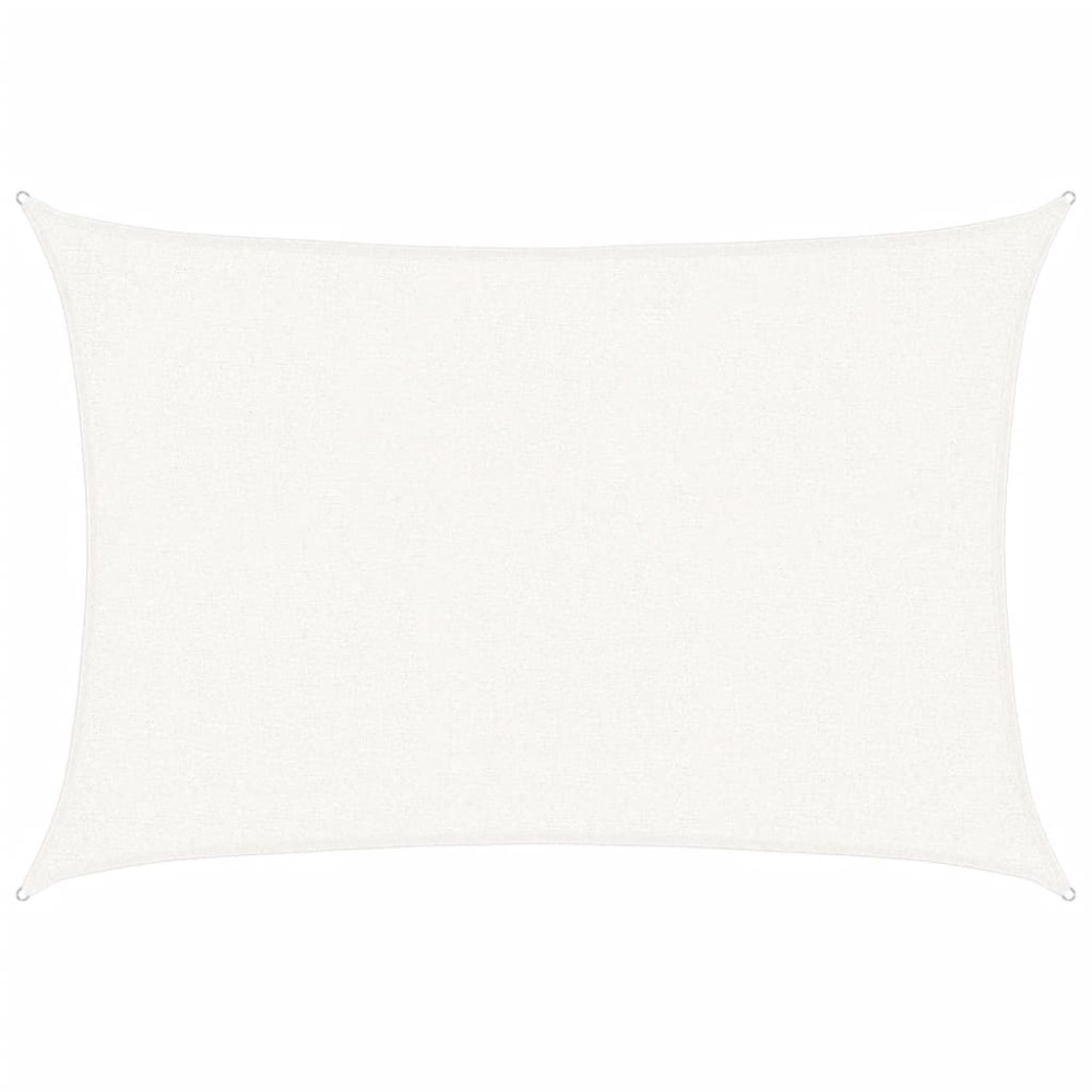 Produktbild för Solsegel 160 g/m² vit 2x2,5 m HDPE