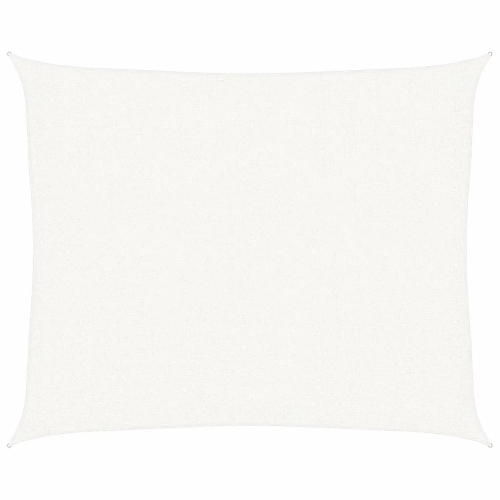 Produktbild för Solsegel 160 g/m² vit 2,5x3 m HDPE