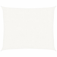 Produktbild för Solsegel 160 g/m² vit 2,5x3 m HDPE