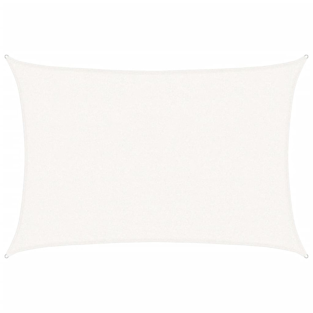 Produktbild för Solsegel 160 g/m² vit 2,5x3,5 m HDPE