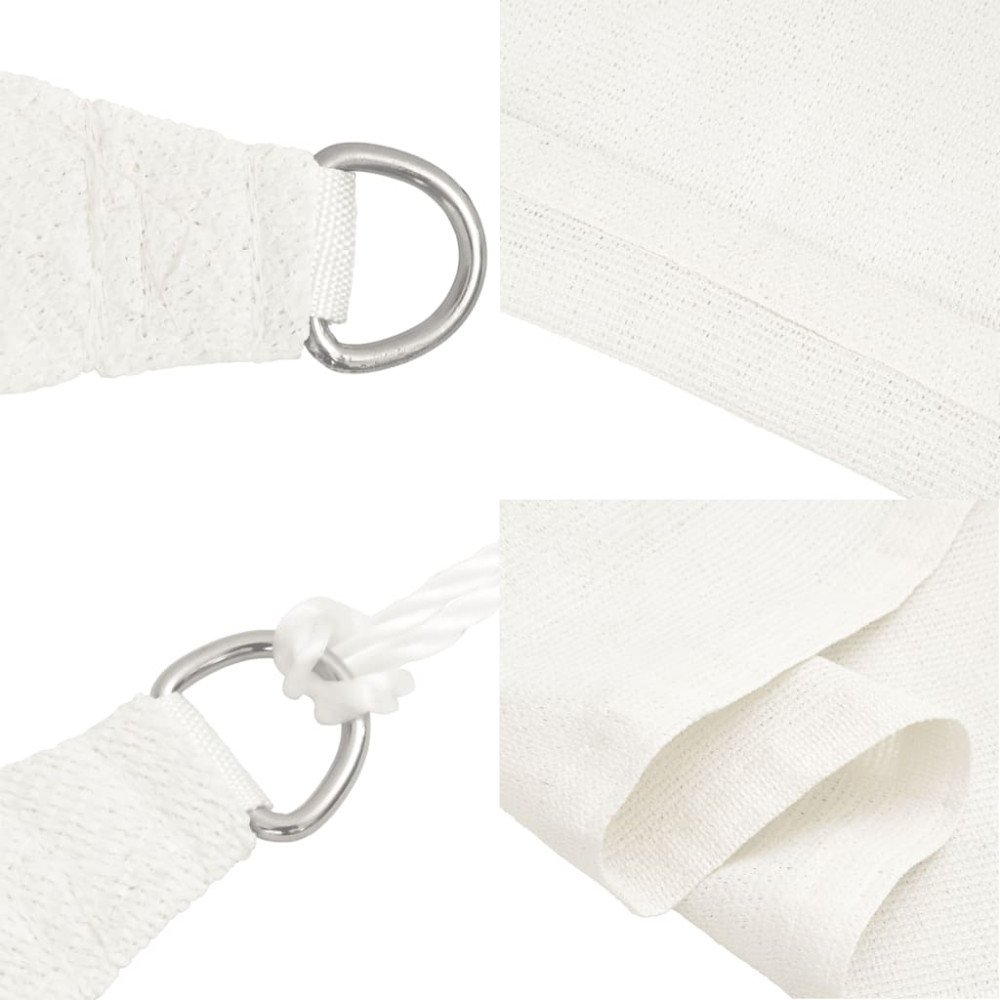 Produktbild för Solsegel 160 g/m² vit 3x4 m HDPE