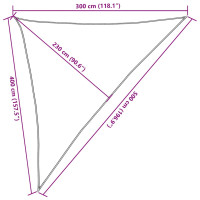 Produktbild för Solsegel 160 g/m² ljusgrön 3x4x5 m HDPE