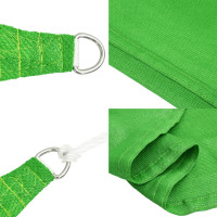 Produktbild för Solsegel 160 g/m² ljusgrön 3,5x3,5x4,9 m HDPE