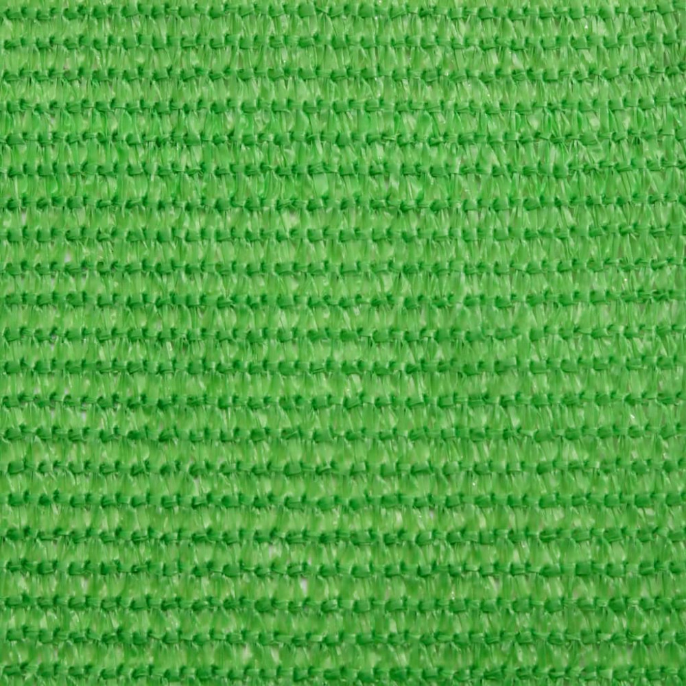 Produktbild för Solsegel 160 g/m² ljusgrön 4x4x4 m HDPE