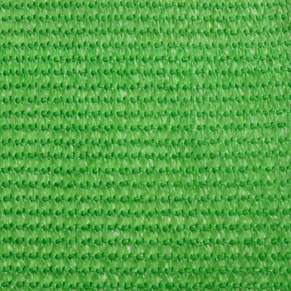 Produktbild för Solsegel 160 g/m² ljusgrön 5x7x7 m HDPE