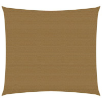 Produktbild för Solsegel 160 g/m² taupe 4,5x4,5 m HDPE