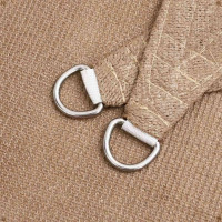 Produktbild för Solsegel 160 g/m² taupe 7x7 m HDPE