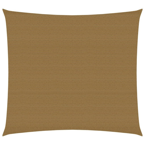 vidaXL Solsegel 160 g/m² taupe 2x2,5 m HDPE