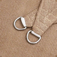 Produktbild för Solsegel 160 g/m² taupe 2,5x4,5 m HDPE
