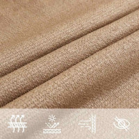 Produktbild för Solsegel 160 g/m² taupe 3x4 m HDPE