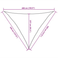 Produktbild för Solsegel 160 g/m² taupe 3,5x3,5x4,9 m HDPE