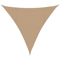 Produktbild för Solsegel 160 g/m² taupe 4,5x4,5x4,5 m HDPE