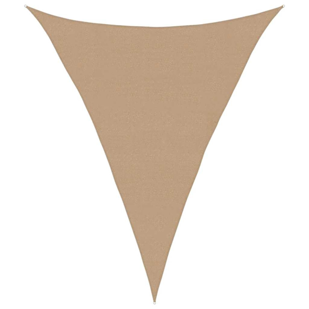 Produktbild för Solsegel 160 g/m² taupe 4x5x5 m HDPE