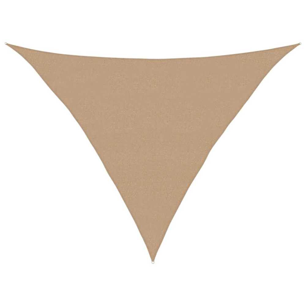 Produktbild för Solsegel 160 g/m² taupe 5x5x6 m HDPE