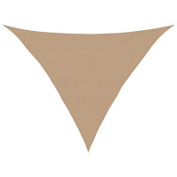 Produktbild för Solsegel 160 g/m² taupe 5x5x6 m HDPE