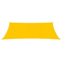 Produktbild för Solsegel 160 g/m² gul 3x4 m HDPE