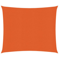 Produktbild för Solsegel 160 g/m² orange 3x3 m HDPE