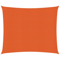 Produktbild för Solsegel 160 g/m² orange 2x2,5 m HDPE