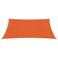 Produktbild för Solsegel 160 g/m² orange 2x2,5 m HDPE