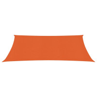 Produktbild för Solsegel 160 g/m² orange 2x3,5 m HDPE