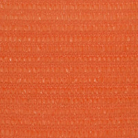 Produktbild för Solsegel 160 g/m² orange 3,5x3,5x4,9 m HDPE