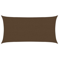 Produktbild för Solsegel 160 g/m² brun 2x4 m HDPE